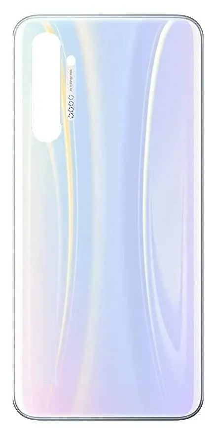 Mozomart Back Panel Glass for Realme XT : White Mozomart Mozomart Back Panel Glass for Realme XT : White Mozomart